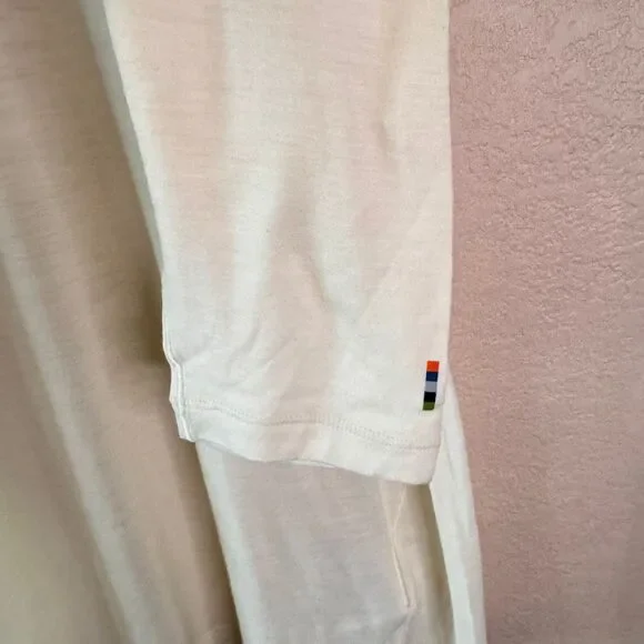 Smartwool Merino Wool Long Sleeve Base Layer Top Cream Natural Womens 1X NWT - Picture 8 of 13